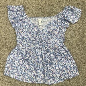 Cute Ruffle Peplum Top